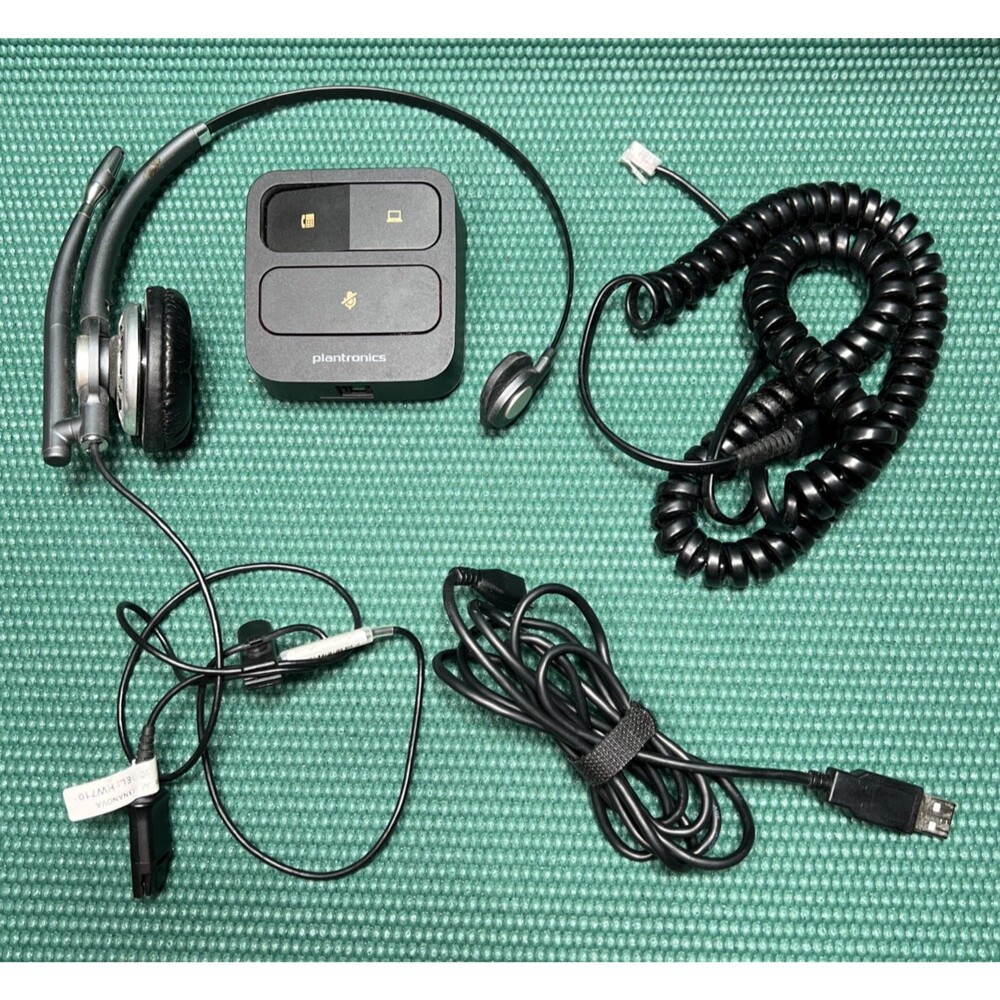 Plantronics HW710 Headset MDA100 Quick Disconnect